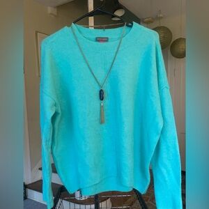 Vince CAMUTO vivid teal sweater